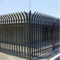 Easily Assembled Security  W/d Concrete Palisade Galvanised Metal Boundary Fencing